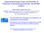 Assessing Societal Costs and Benefits of Fisheries in