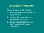 Advanced Problems 1