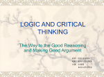 logica and critical thinking