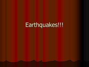Earthquakes!!! - Learn District 196