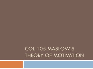 COL 105 Self Discovery/ Self Assessment