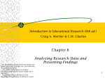 Introduction to Educational Research (4th ed.) C.M. Charles/Craig A