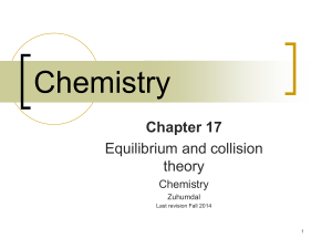 equilibrium and activation energy