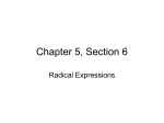 Chapter 5, Section 6