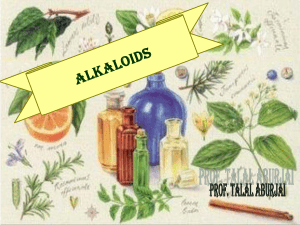 Alkaloids are