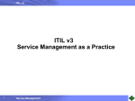 ITIL v3Foundation Internal Course v1.0