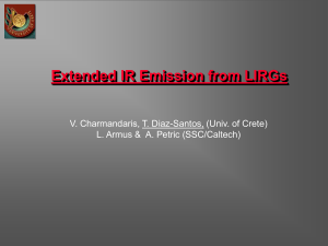 Extended Infrared Emission from LIRGs