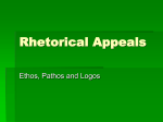 Rhetorical Appeals PP - Liberty Union High School District