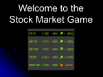 Stock Market Game Simulation Questions