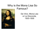 Why is the Mona Lisa So Famous? - SMS-JMA-Visual-Arts