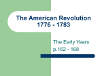 The American Revolution 1776