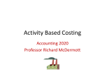 Activity Based Costing