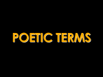 poetic terms - Bibb County Schools