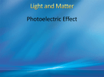 Photoelectric effect