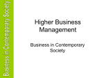 Higher Business Management