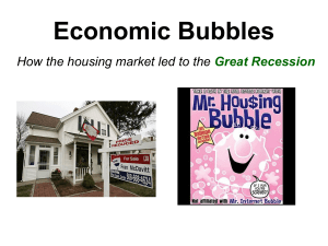 New Economic Bubbles