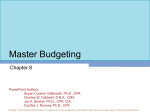 Master Budgeting