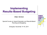 Implementing Results-Based Budgeting