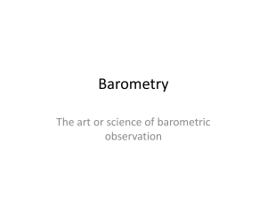 Barometry