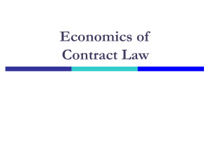 Contract Law I - Marietta College