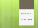Modernism - Mrs. Hamilton – 11th American Literature