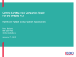 bdo-presentation-ah - Mechanical Contractors Association of