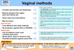 Vaginal methods