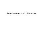American Art and Literature