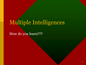 MultipleIntelligences