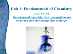 Unit 1: Fundamental Chemistry