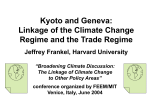 Kyoto and Geneva: Linkage of the Climate Change Regime and the