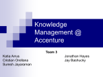 Team #3 Knowledge Management at Accenture