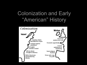 Colonization Powerpoint