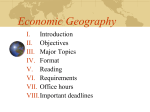 Economic Geography - Department of Geography, HKU