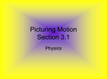 Picturing Motion Section 3.1