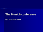The Munich conference - US-History-Twinsburg