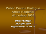 Public Private Dialogue Forum Conference