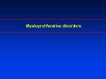myeloproliferative