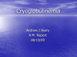 Cryoglobulinemia