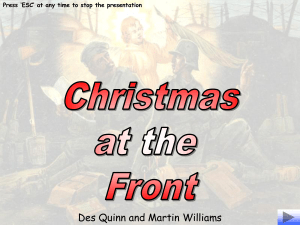 Christmas at the Front
