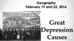 Great Depression - Causes
