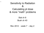 Calculating pt dose