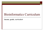 Bioinformatics_Curriculum1 - BioQUEST Curriculum Consortium