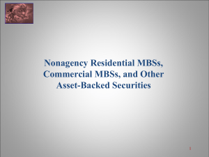 Nonagency MBS, CMBS, ABS