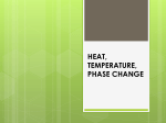 Heat Energy and Temperature Notes