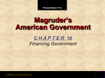 Chapter 16 Section 1 - Mr.Montano US Government Class