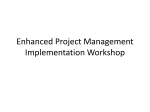 Enhanced Project Management Implementation Workshop