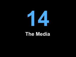 Chapter14-The Media
