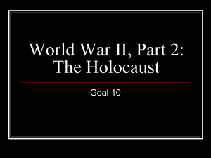 World War II, Part 2: The Holocaust