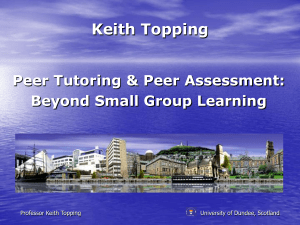 Keith Topping`s Powerpoint slides